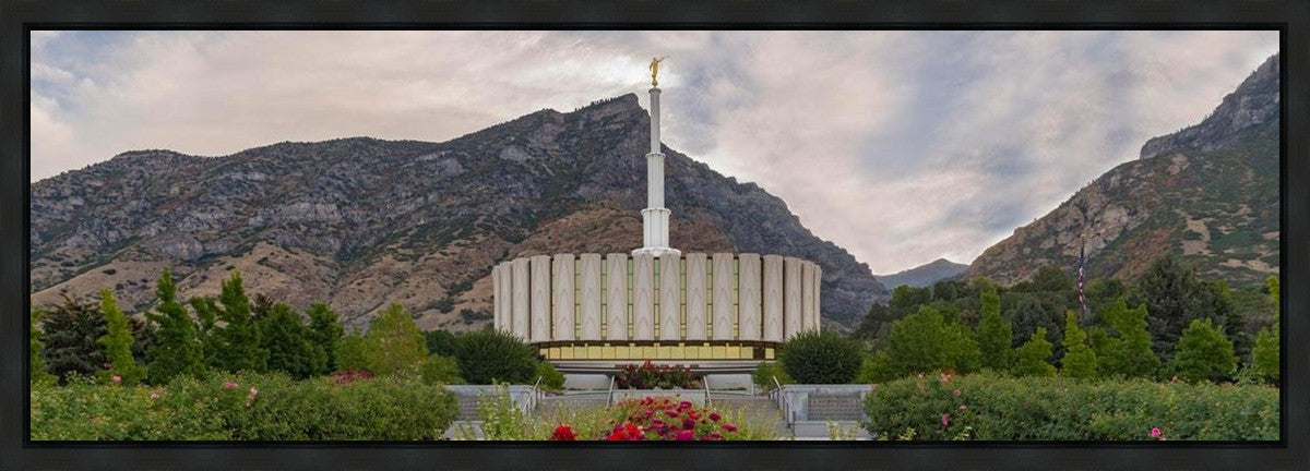 Provo Temple First Light Gallery Wrap