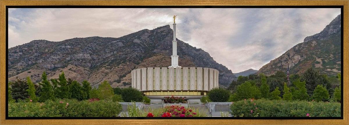 Provo Temple First Light Gallery Wrap