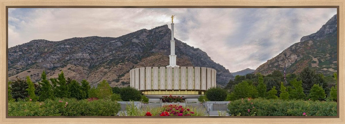 Provo Temple First Light Gallery Wrap