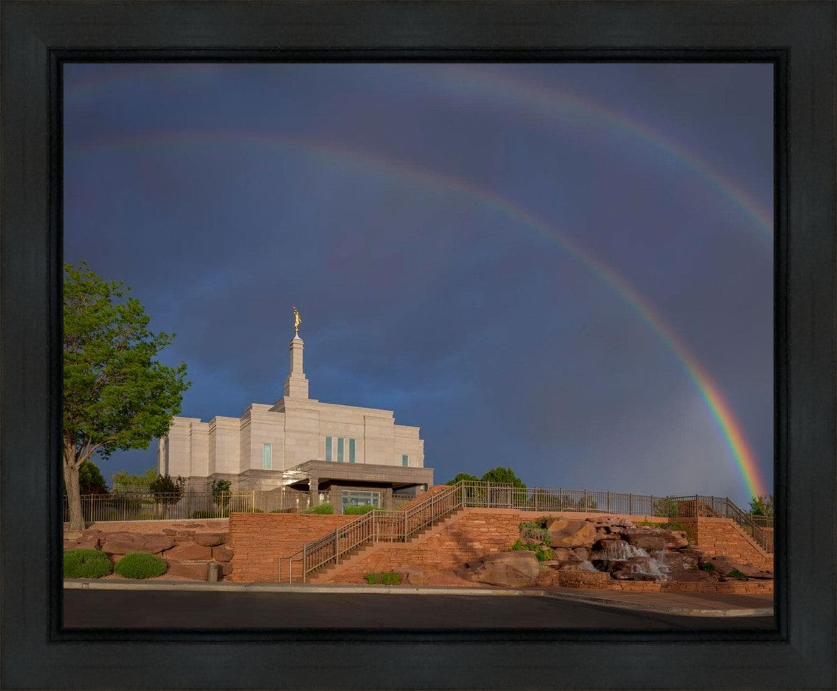Snowflake Temple Hopeful Days Ahead Gallery Wrap