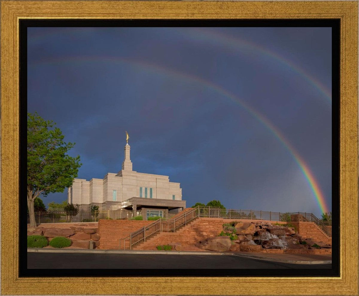 Snowflake Temple Hopeful Days Ahead Gallery Wrap