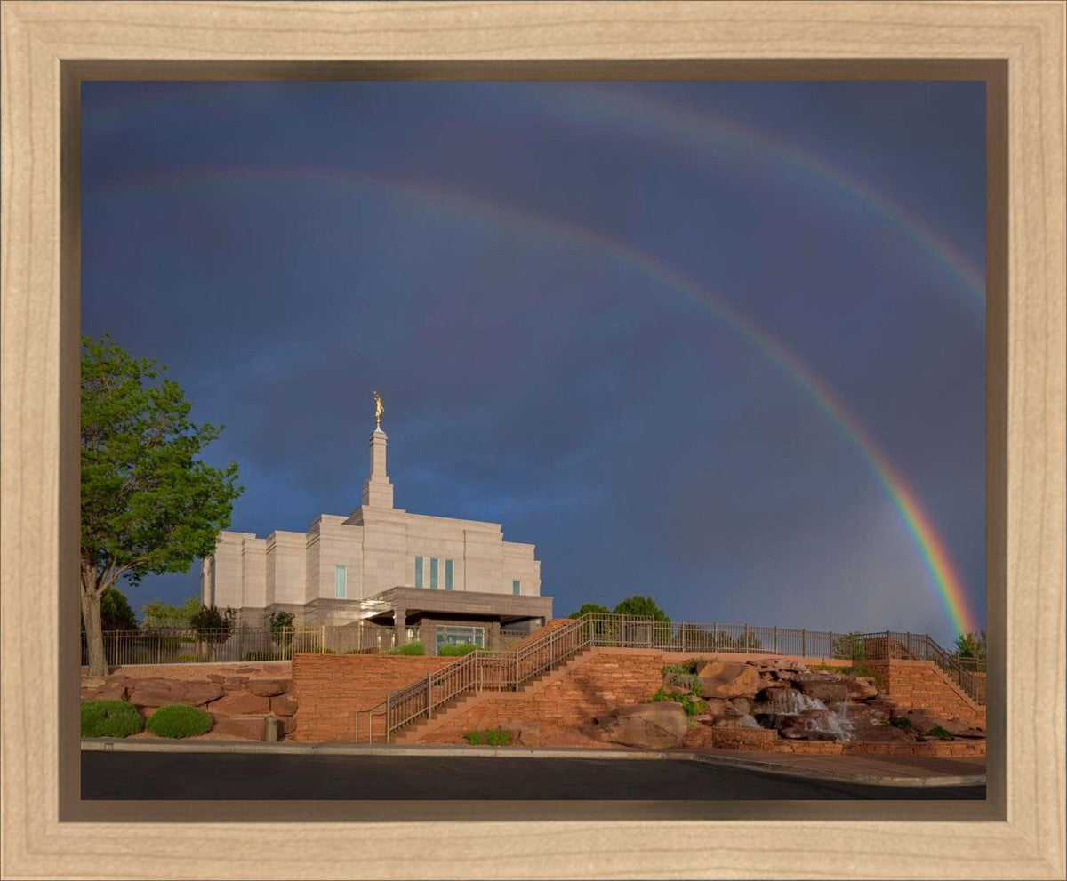 Snowflake Temple Hopeful Days Ahead Gallery Wrap