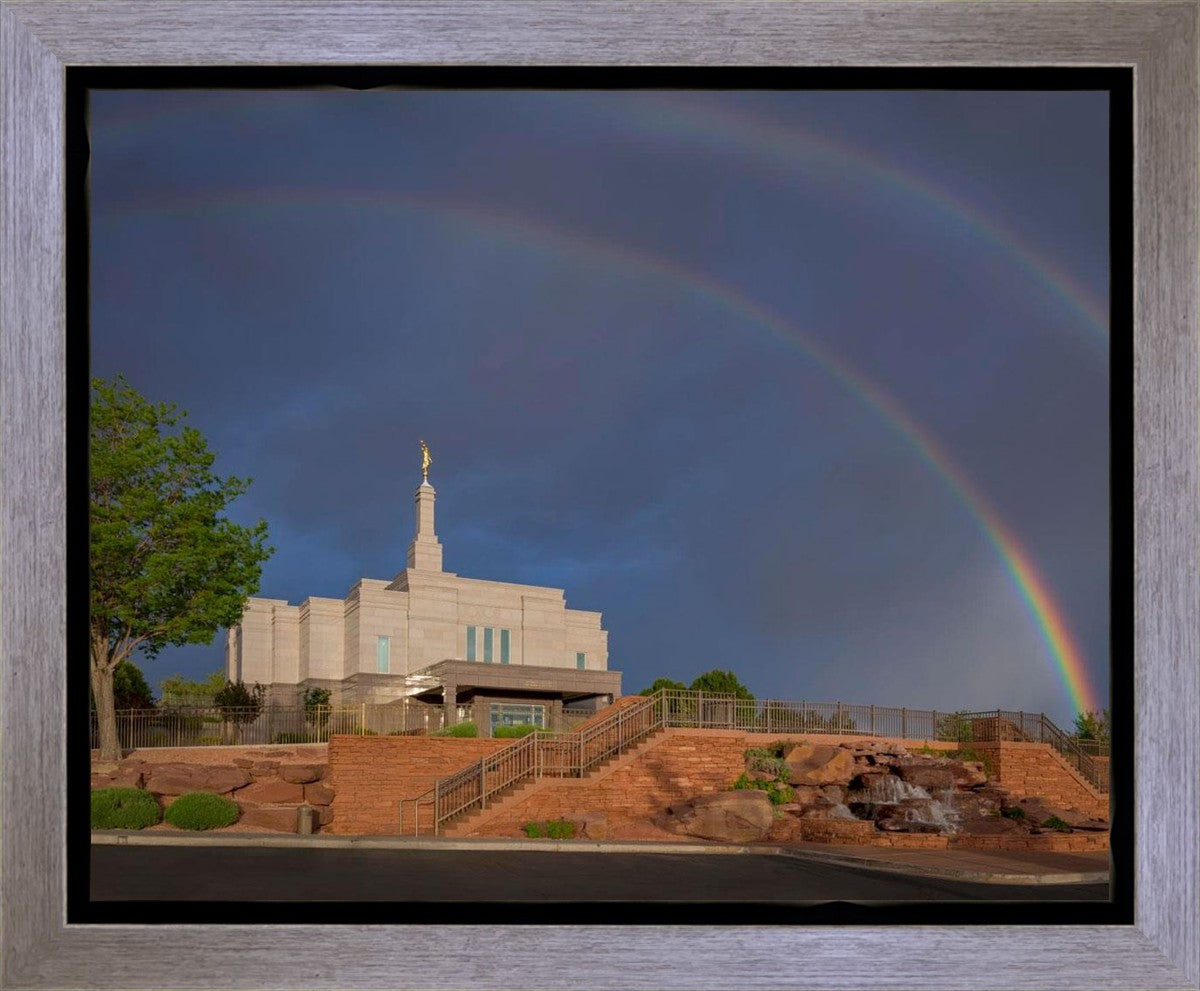 Snowflake Temple Hopeful Days Ahead Gallery Wrap