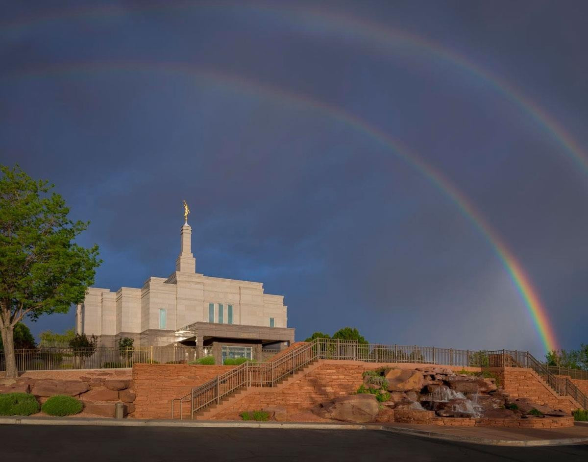 Snowflake Temple Hopeful Days Ahead Gallery Wrap