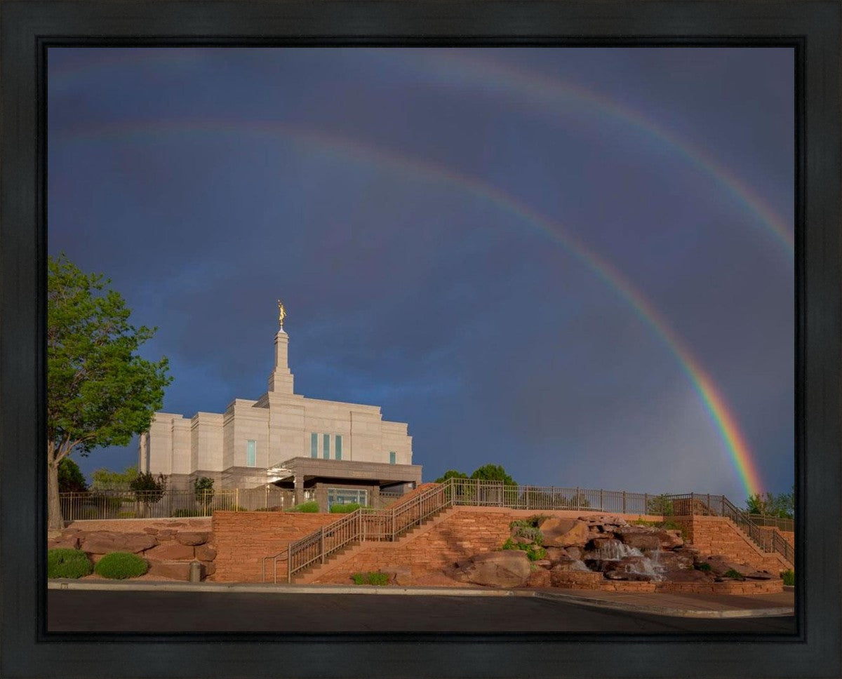 Snowflake Temple Hopeful Days Ahead Gallery Wrap