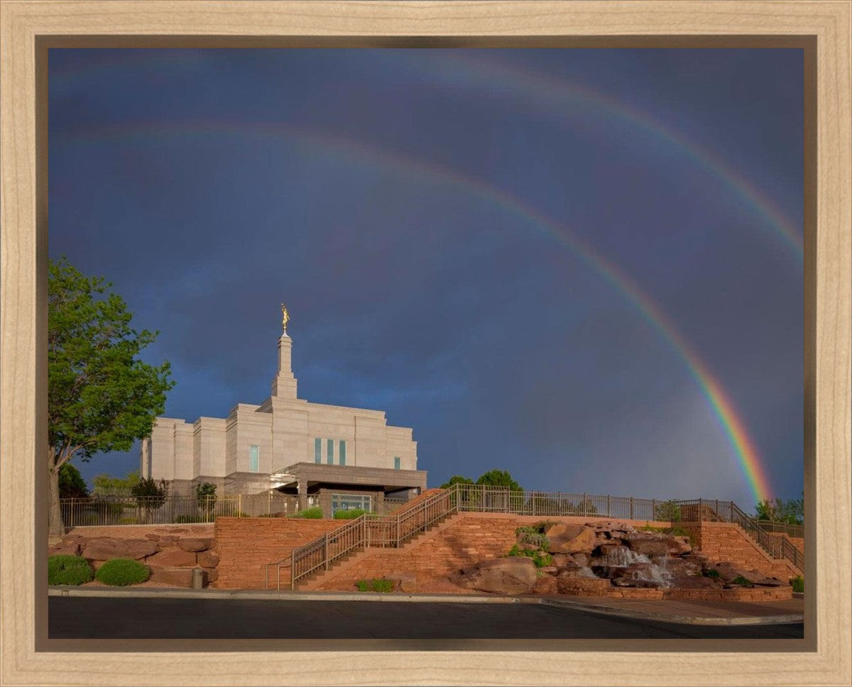 Snowflake Temple Hopeful Days Ahead Gallery Wrap