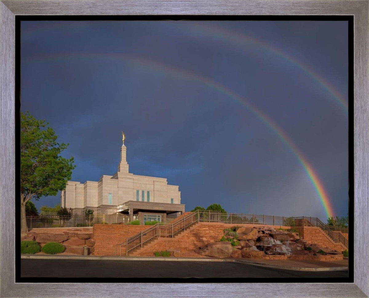 Snowflake Temple Hopeful Days Ahead Gallery Wrap
