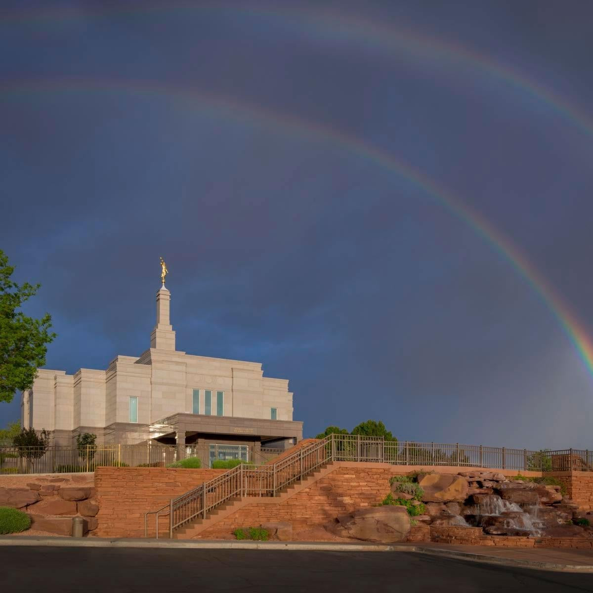 Snowflake Temple Hopeful Days Ahead Gallery Wrap