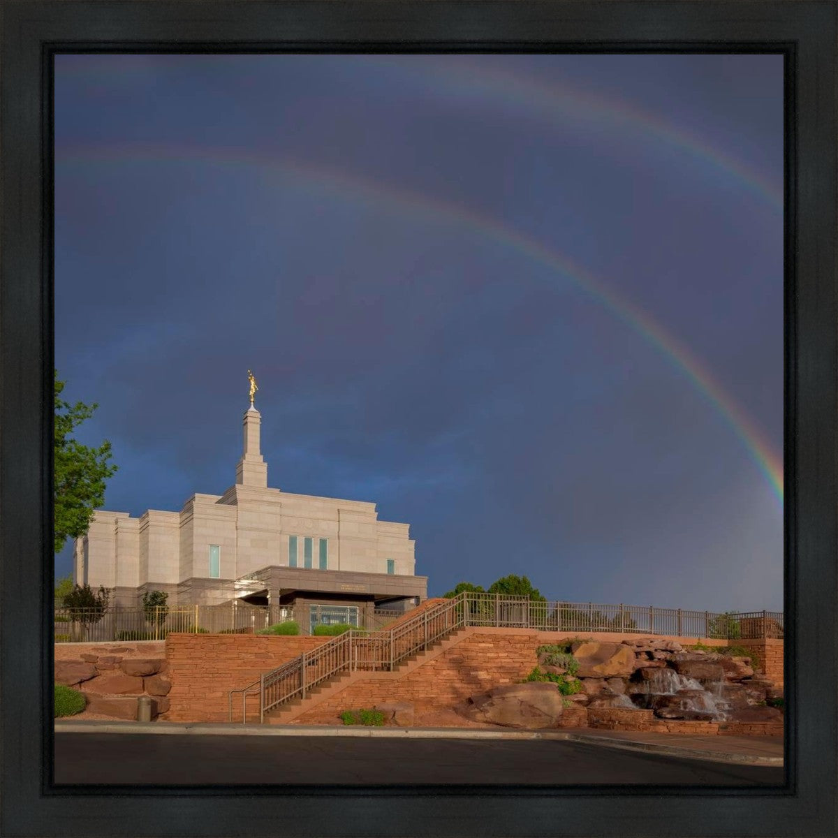 Snowflake Temple Hopeful Days Ahead Gallery Wrap