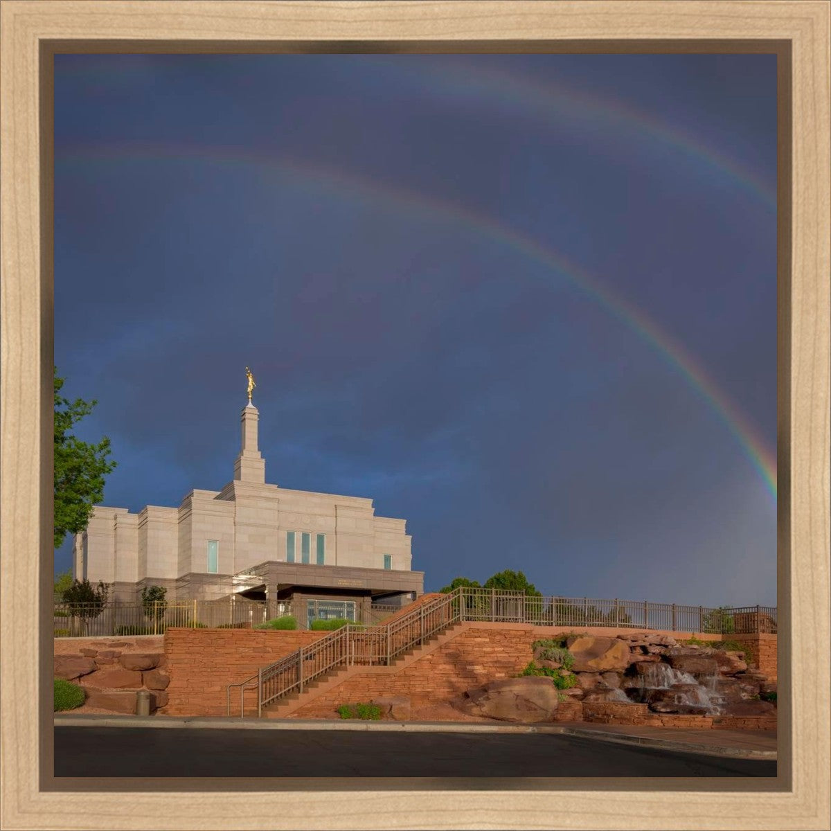 Snowflake Temple Hopeful Days Ahead Gallery Wrap