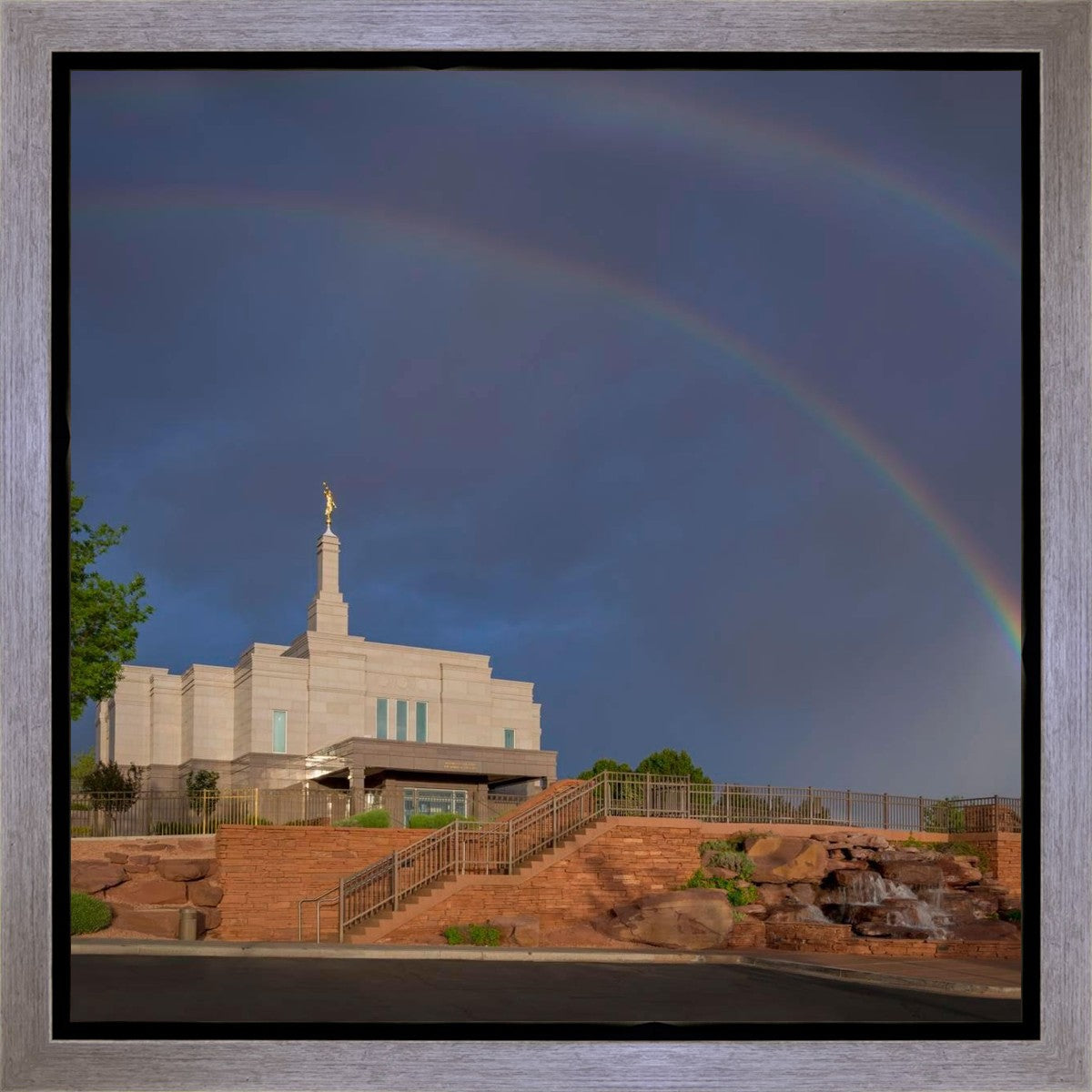 Snowflake Temple Hopeful Days Ahead Gallery Wrap