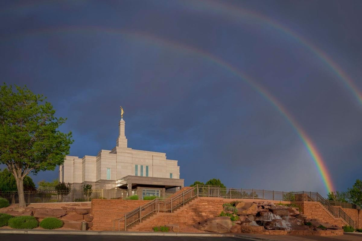 Snowflake Temple Hopeful Days Ahead Gallery Wrap