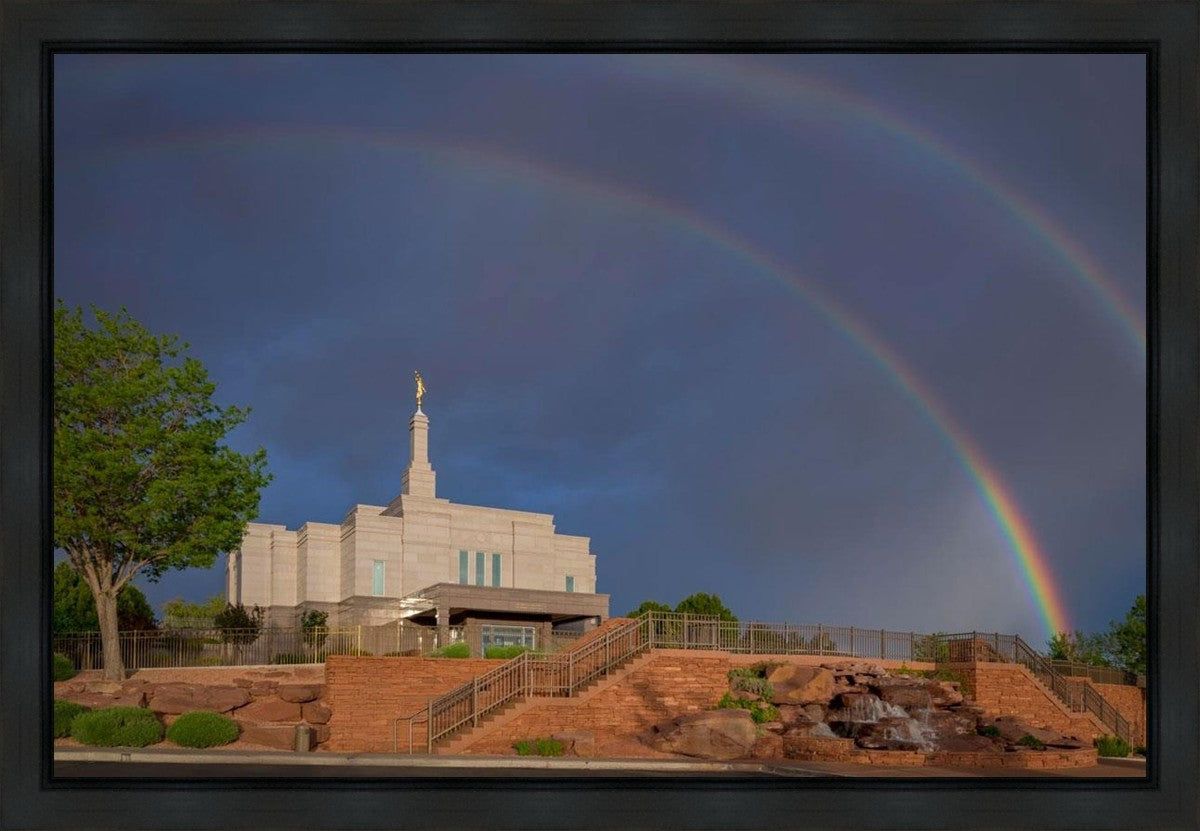 Snowflake Temple Hopeful Days Ahead Gallery Wrap