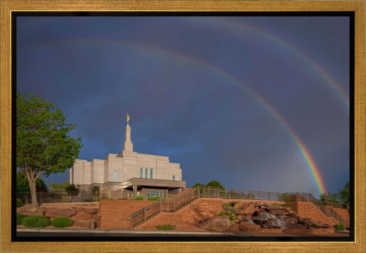 Snowflake Temple Hopeful Days Ahead Gallery Wrap