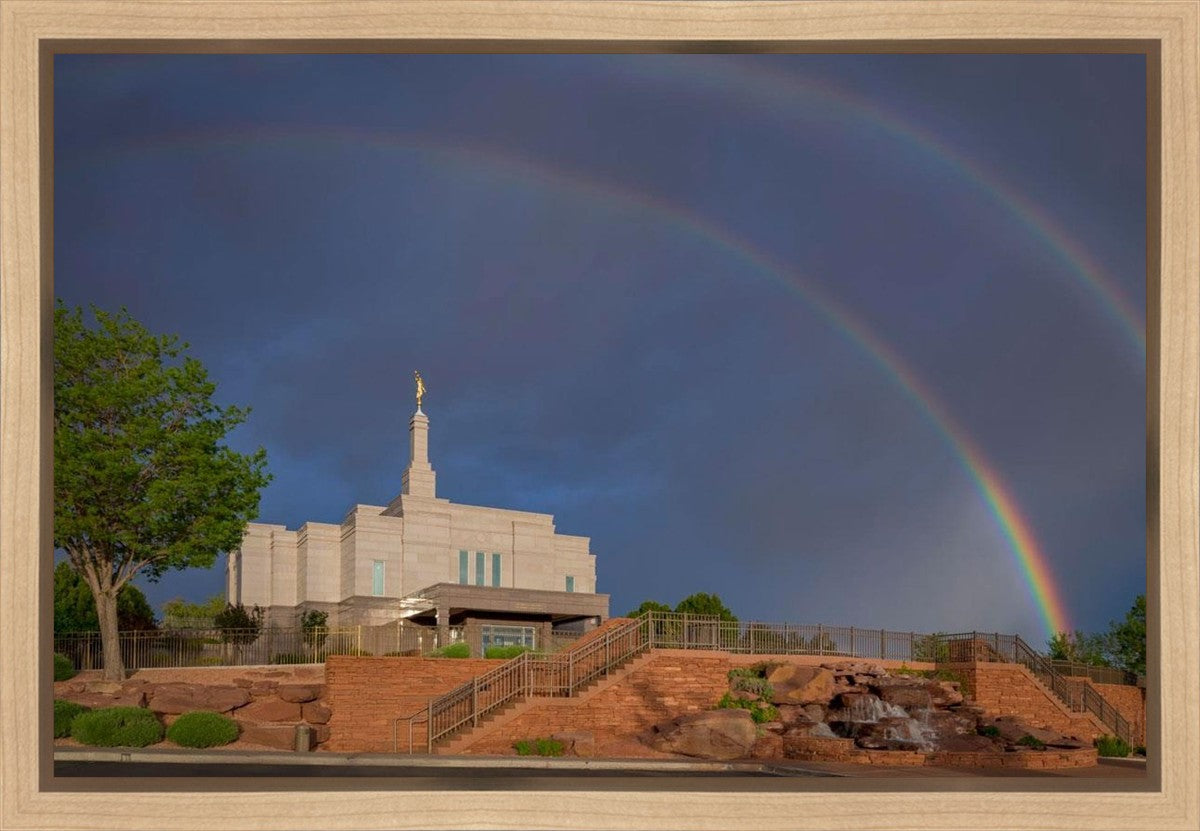 Snowflake Temple Hopeful Days Ahead Gallery Wrap
