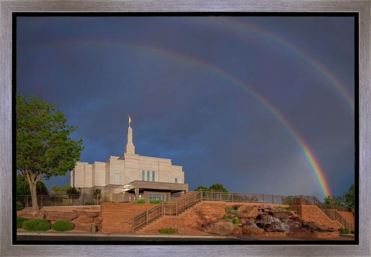 Snowflake Temple Hopeful Days Ahead Gallery Wrap