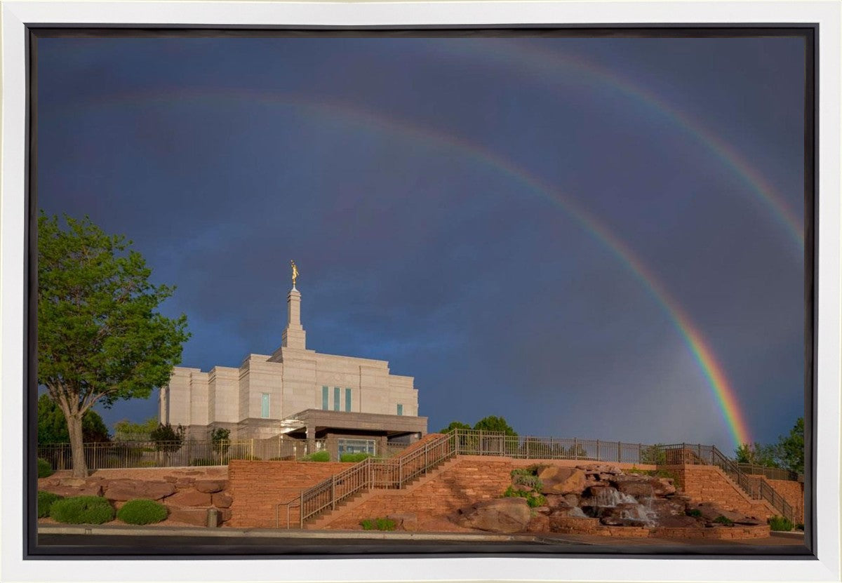 Snowflake Temple Hopeful Days Ahead Gallery Wrap