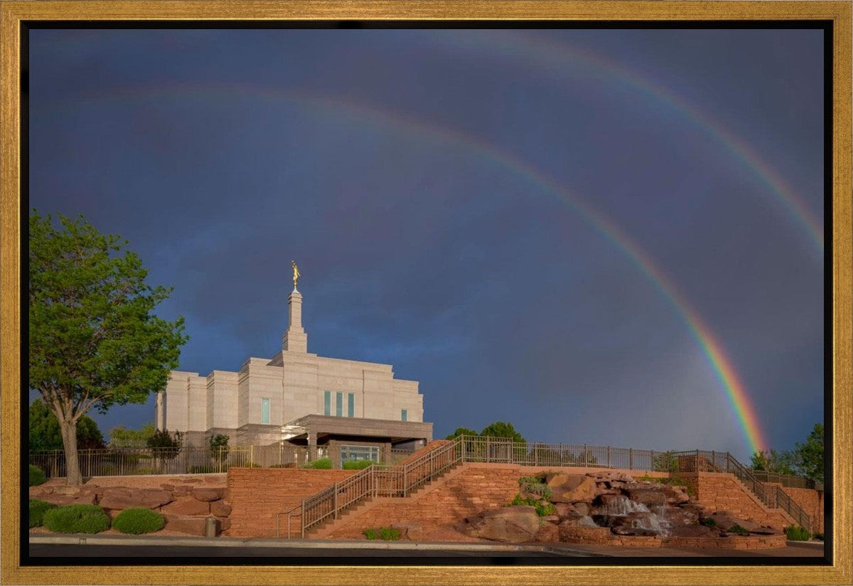 Snowflake Temple Hopeful Days Ahead Gallery Wrap