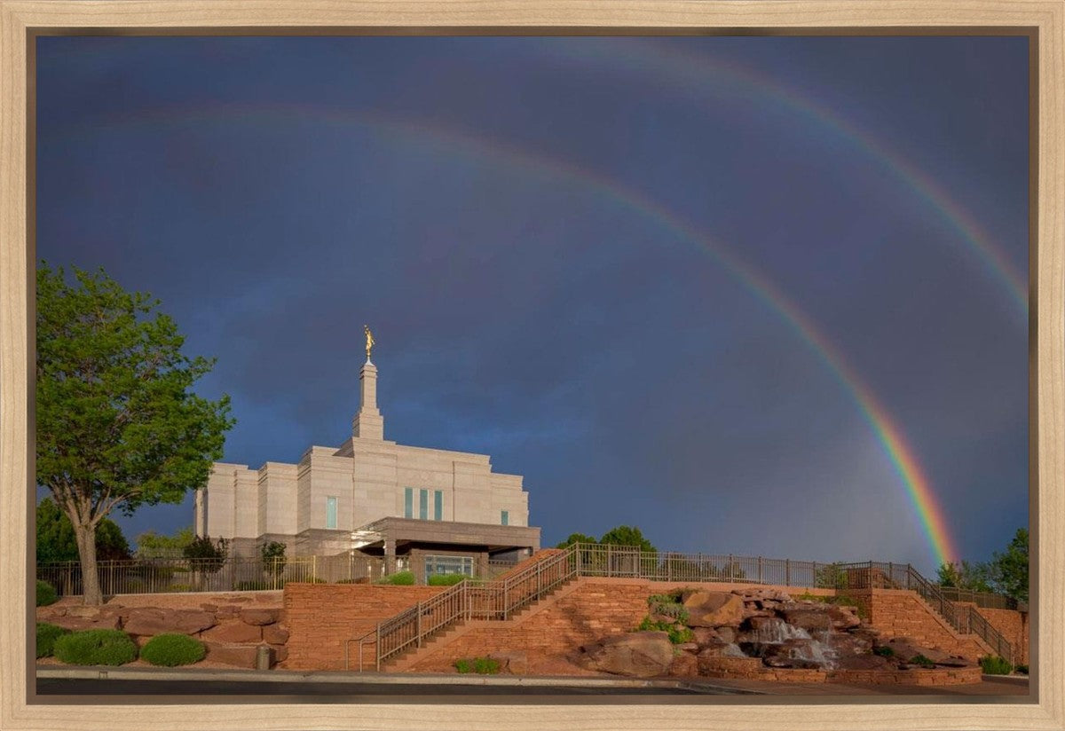 Snowflake Temple Hopeful Days Ahead Gallery Wrap
