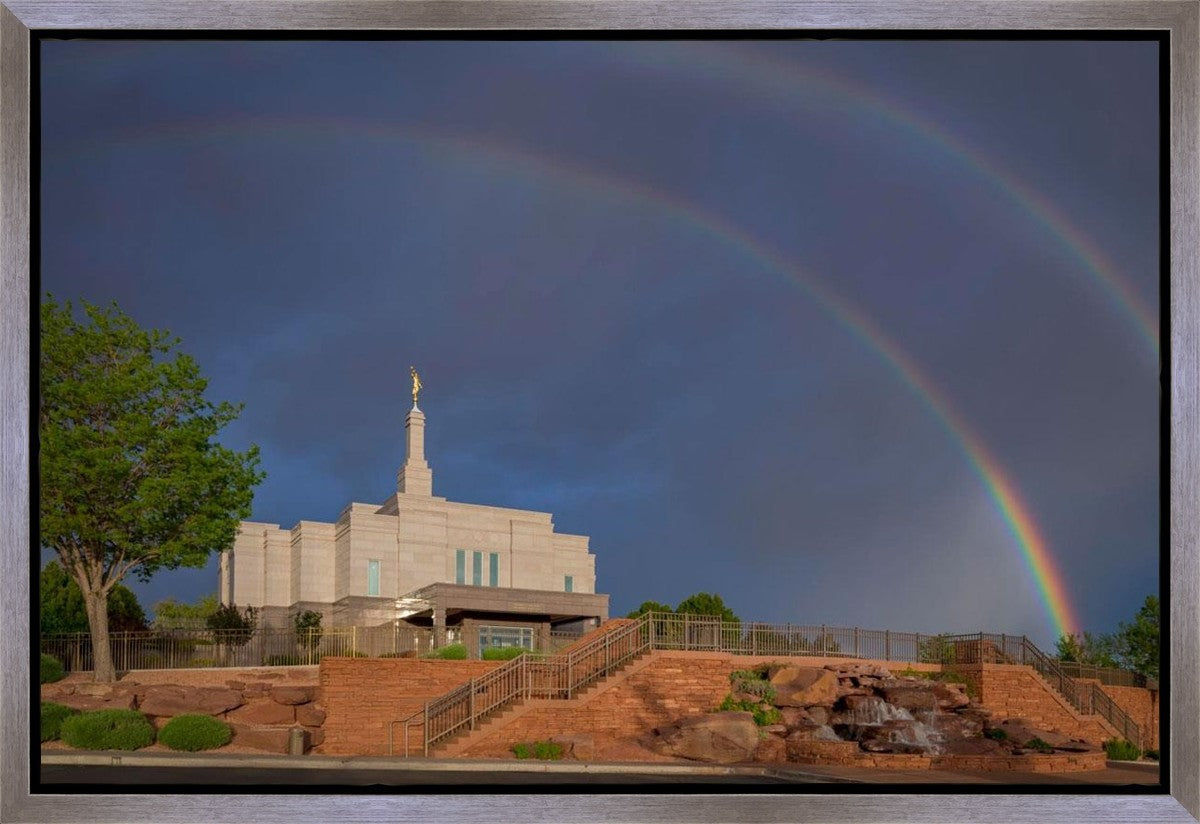 Snowflake Temple Hopeful Days Ahead Gallery Wrap