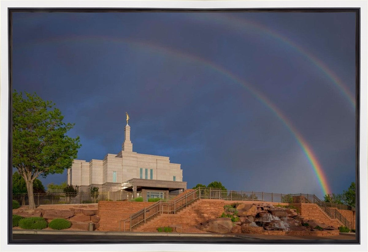 Snowflake Temple Hopeful Days Ahead Gallery Wrap