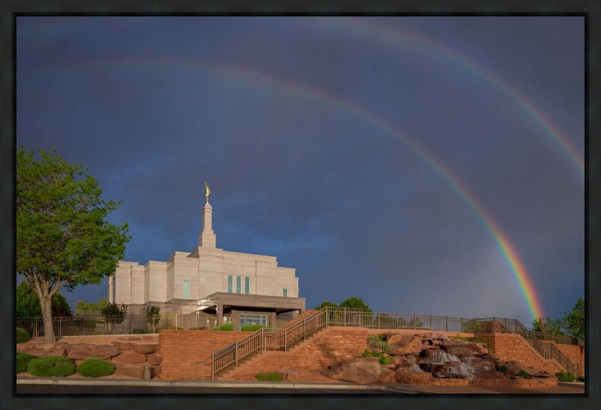 Snowflake Temple Hopeful Days Ahead Gallery Wrap