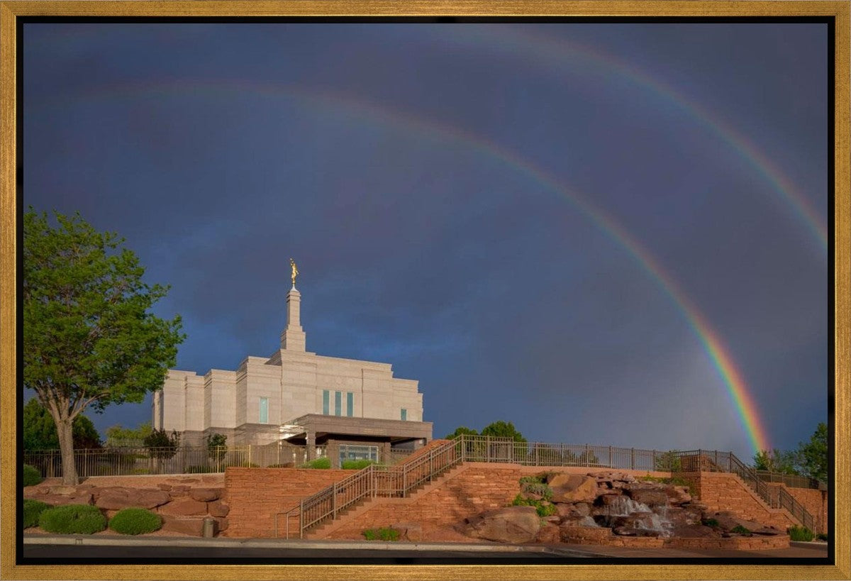 Snowflake Temple Hopeful Days Ahead Gallery Wrap