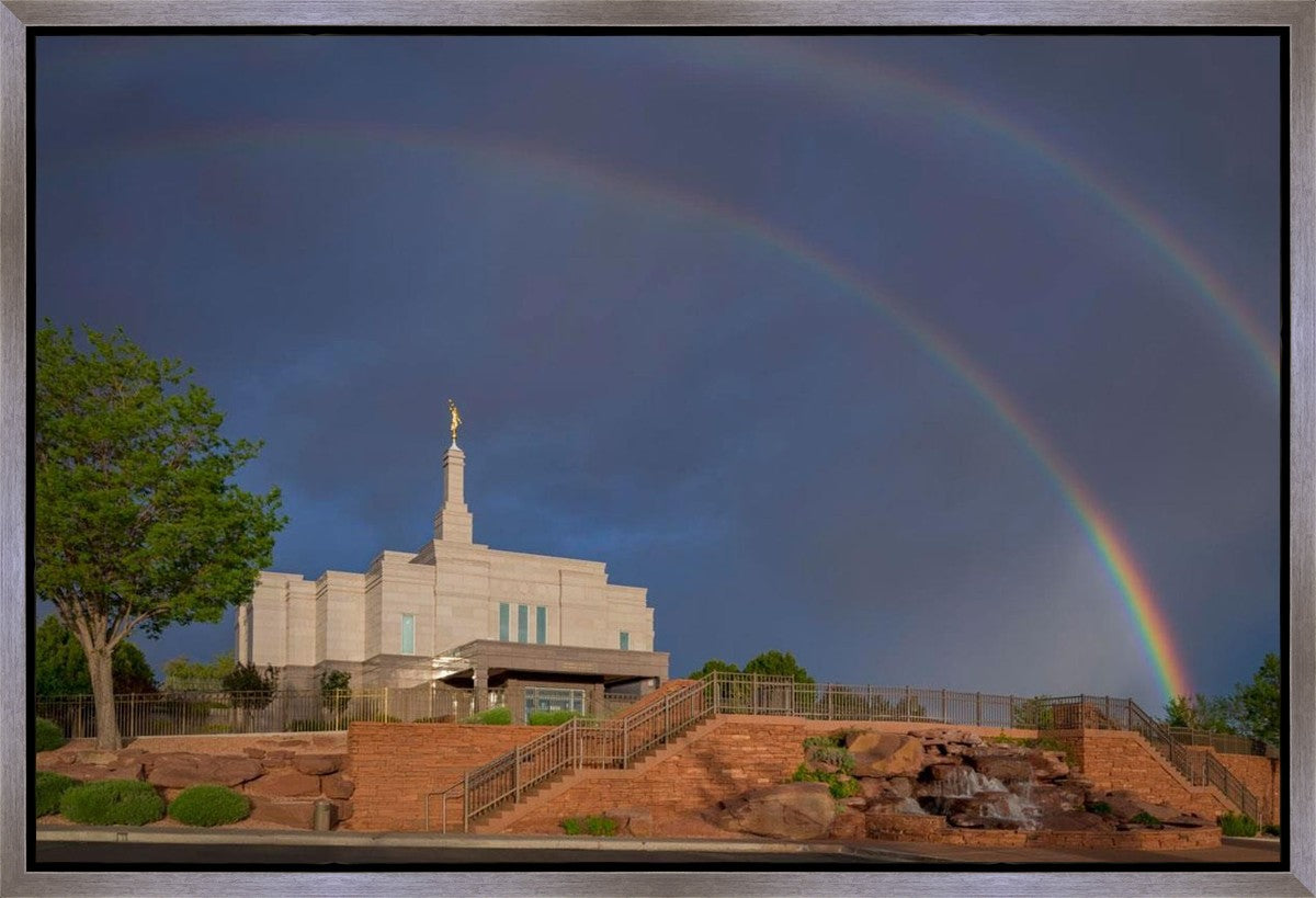 Snowflake Temple Hopeful Days Ahead Gallery Wrap