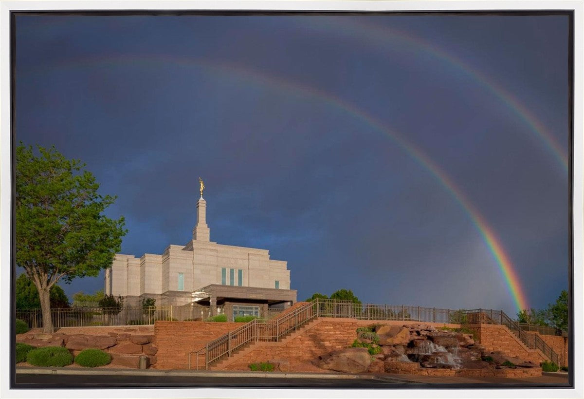 Snowflake Temple Hopeful Days Ahead Gallery Wrap