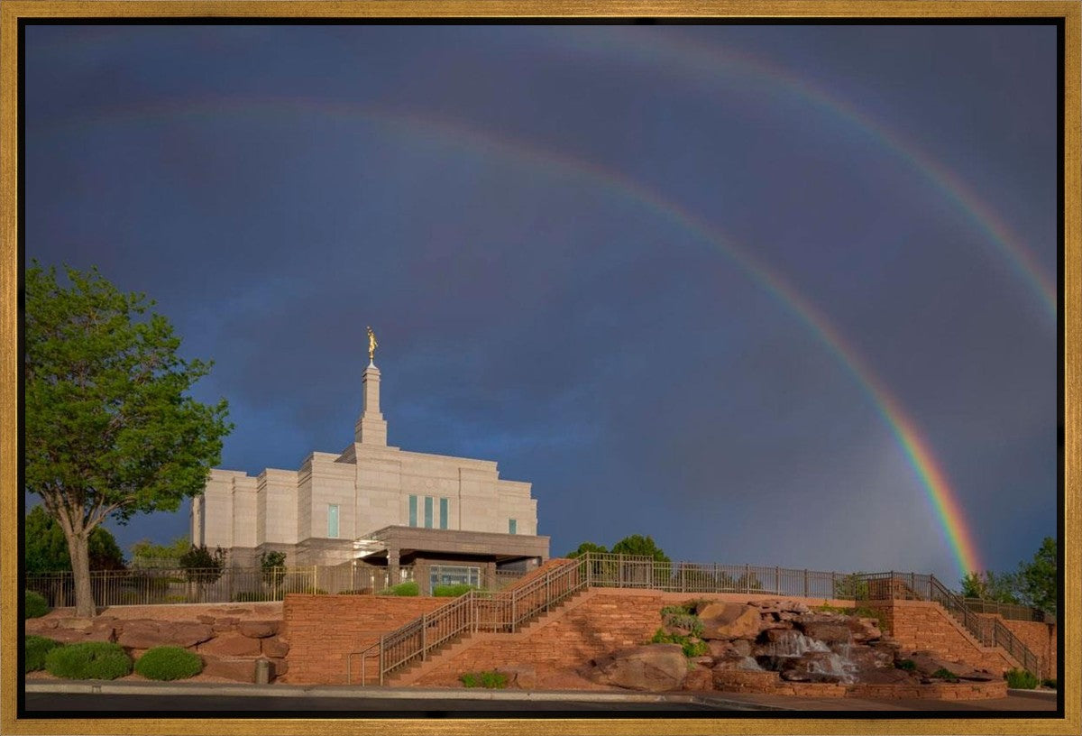 Snowflake Temple Hopeful Days Ahead Gallery Wrap