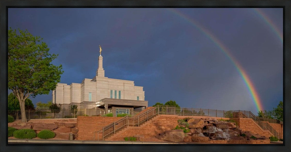 Snowflake Temple Hopeful Days Ahead Gallery Wrap