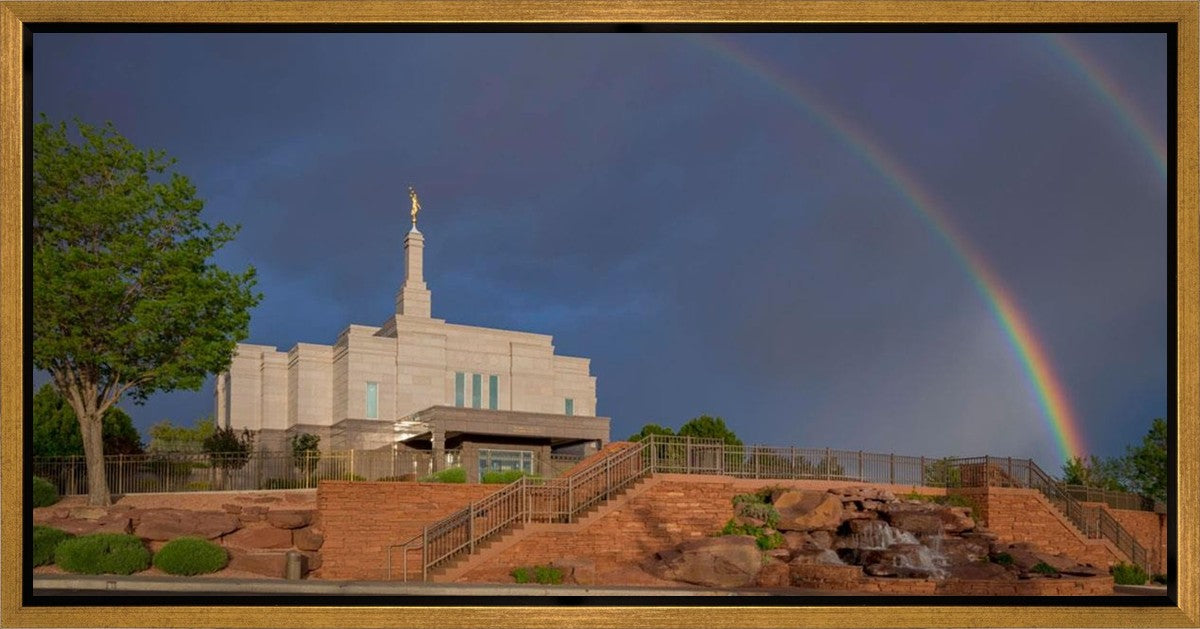 Snowflake Temple Hopeful Days Ahead Gallery Wrap