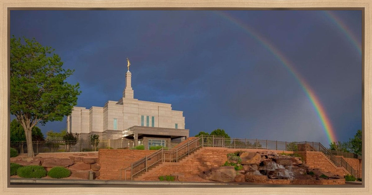 Snowflake Temple Hopeful Days Ahead Gallery Wrap