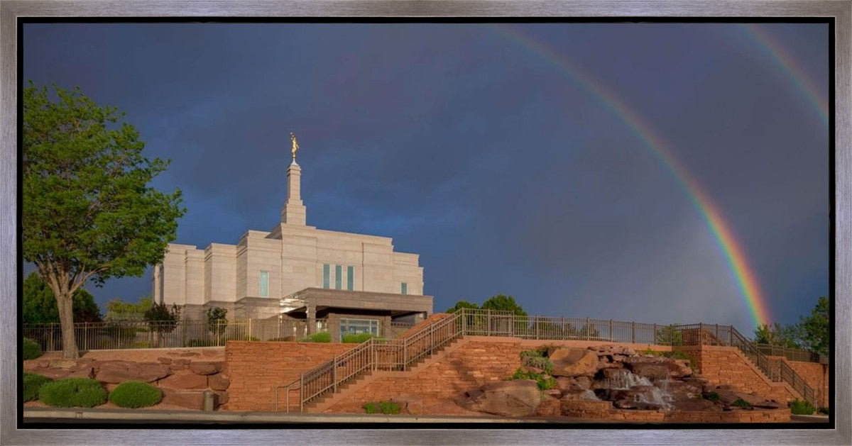 Snowflake Temple Hopeful Days Ahead Gallery Wrap