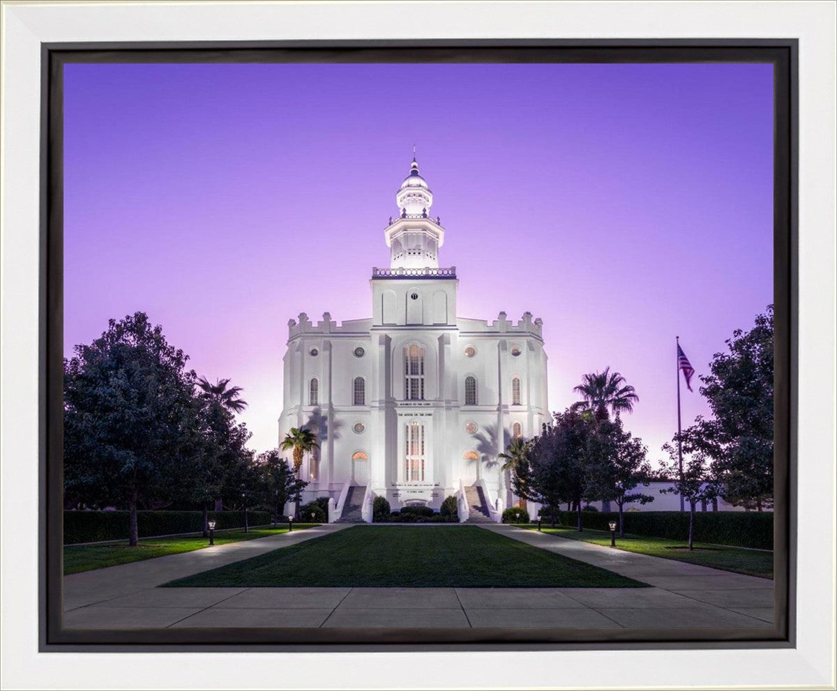 St George Temple Majestic Gallery Wrap