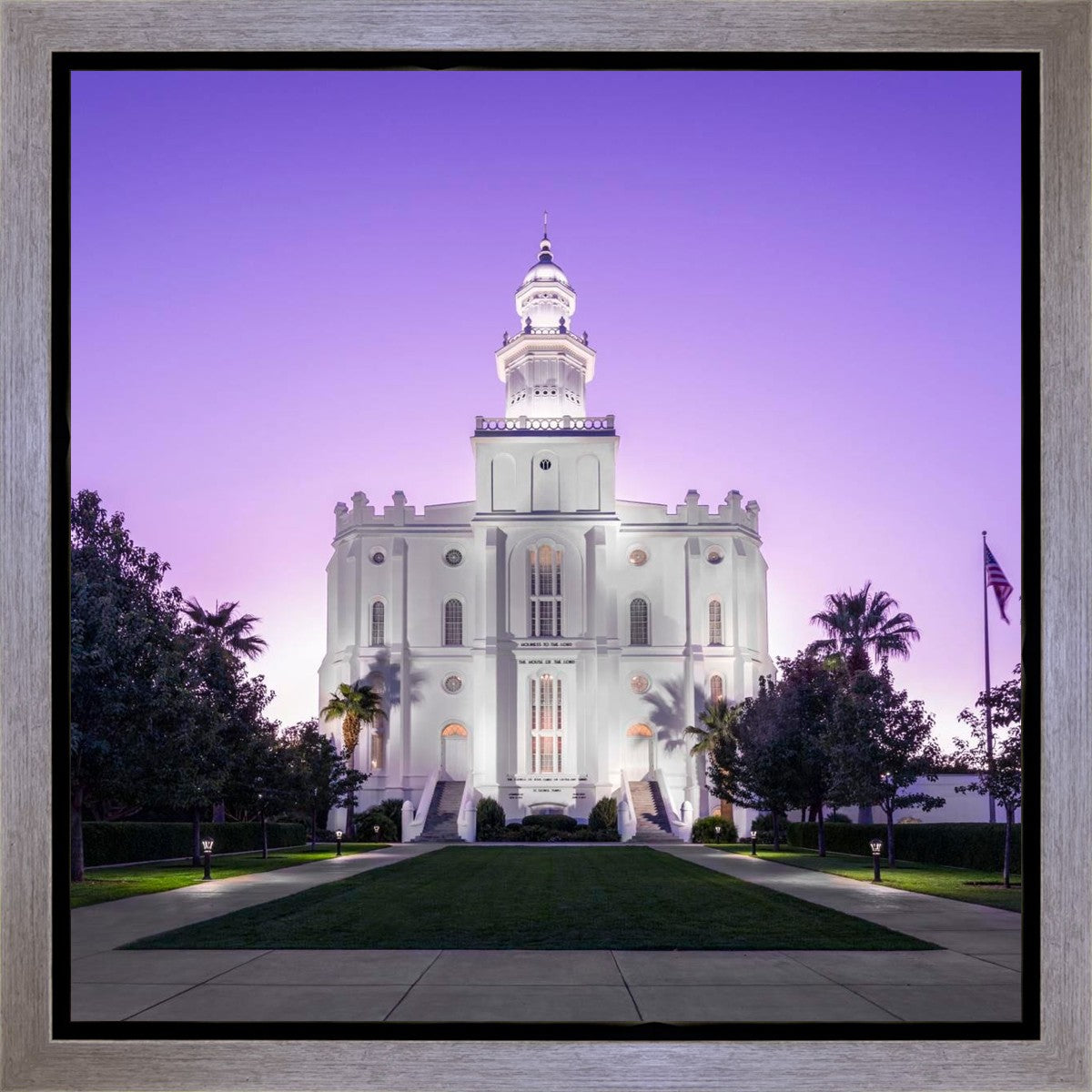 St George Temple Majestic Gallery Wrap