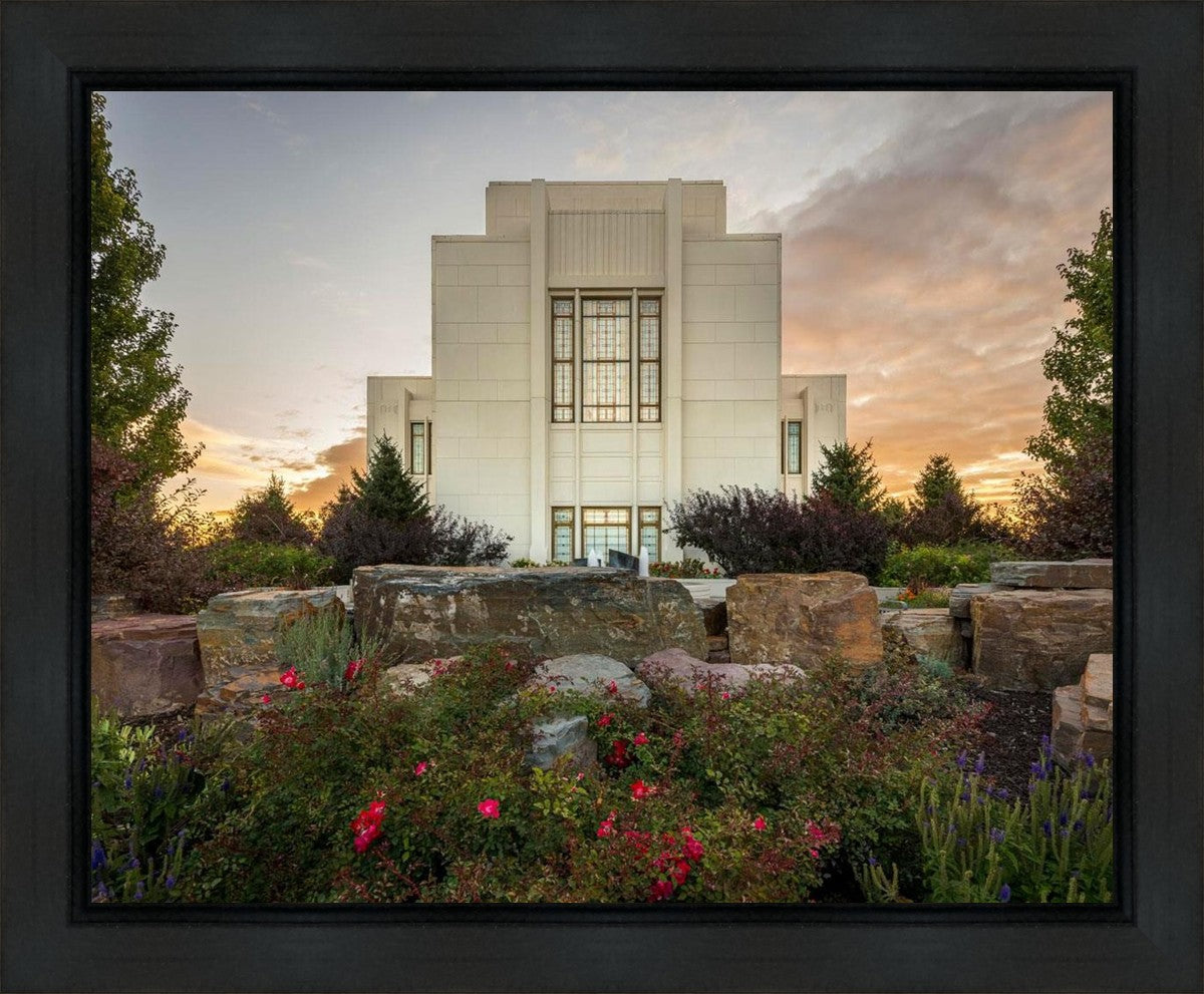 Twin Falls Temple Garden Of Eden Gallery Wrap