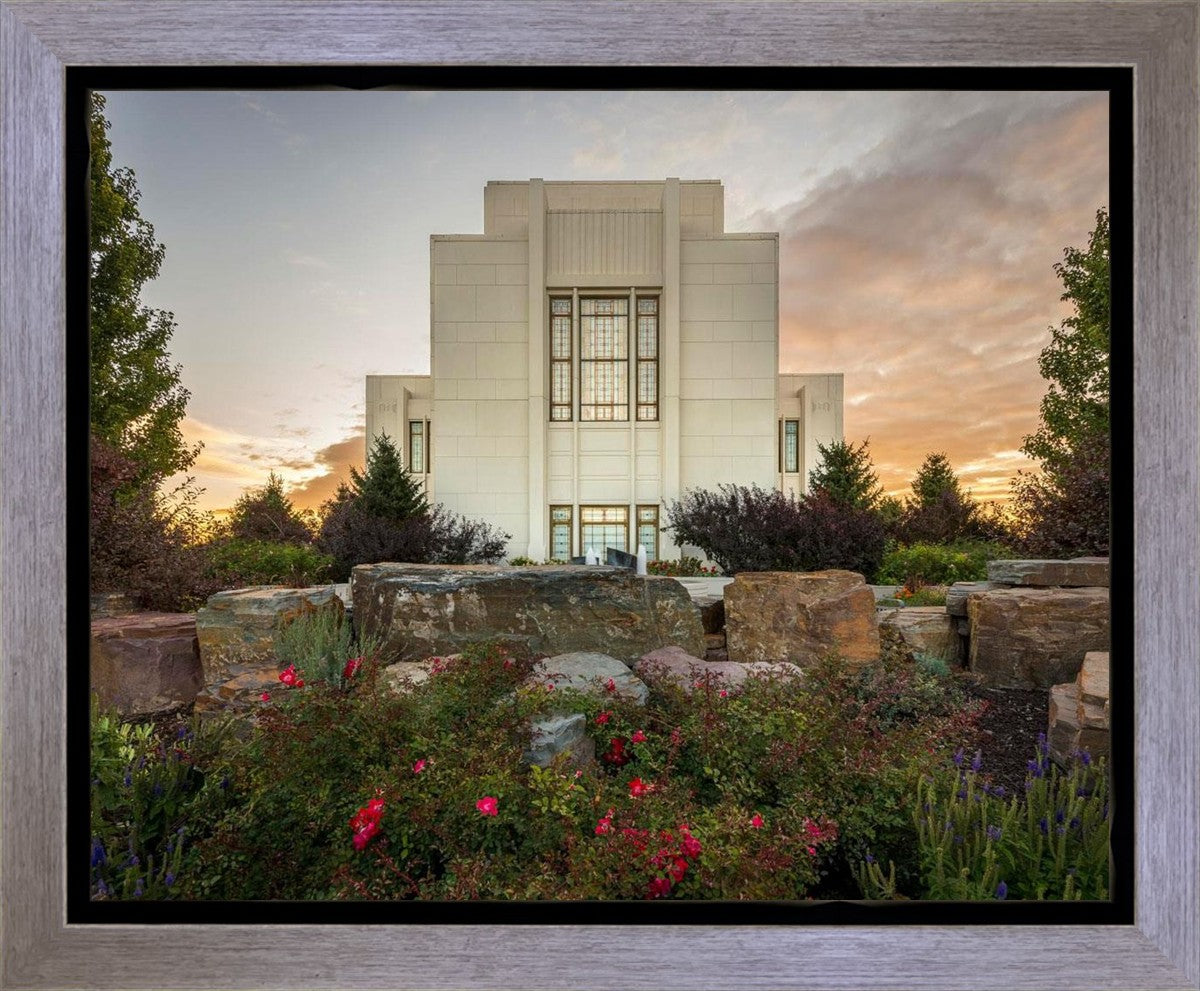 Twin Falls Temple Garden Of Eden Gallery Wrap