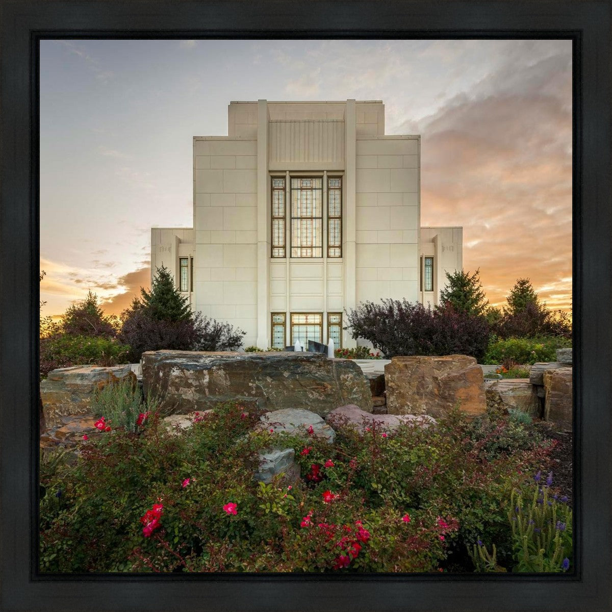 Twin Falls Temple Garden Of Eden Gallery Wrap
