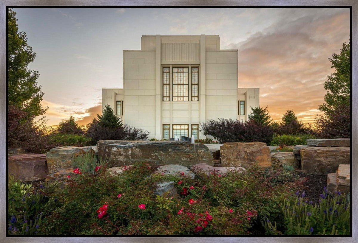 Twin Falls Temple Garden Of Eden Gallery Wrap