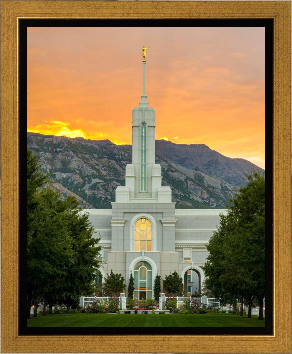 Mount Timpanogos Morning Glory (Full Vertical Version) Gallery Wrap