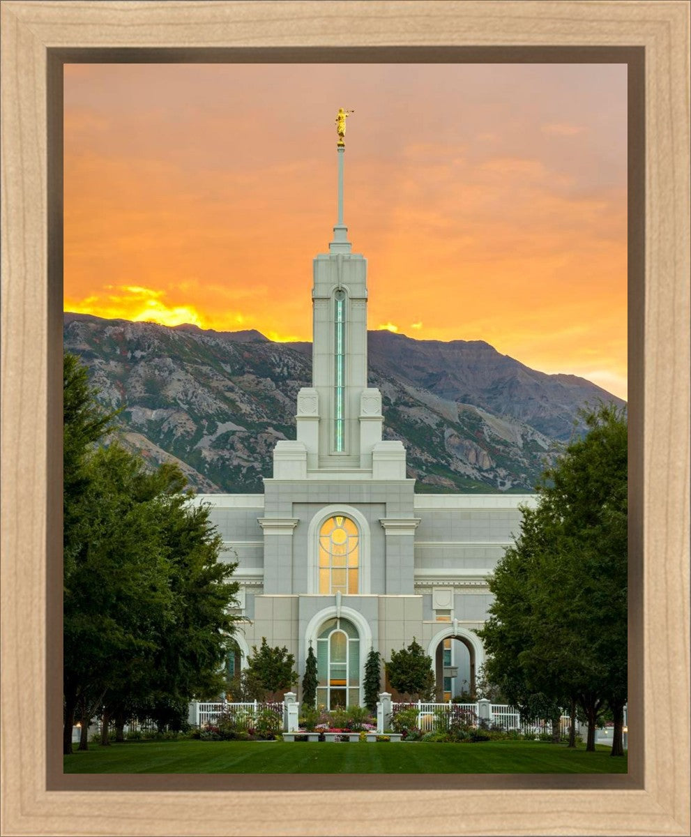 Mount Timpanogos Morning Glory (Full Vertical Version) Gallery Wrap