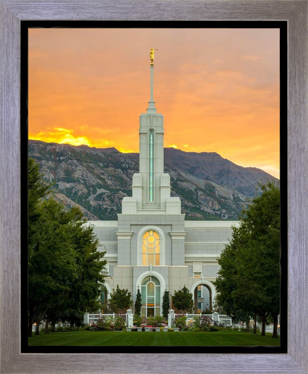 Mount Timpanogos Morning Glory (Full Vertical Version) Gallery Wrap