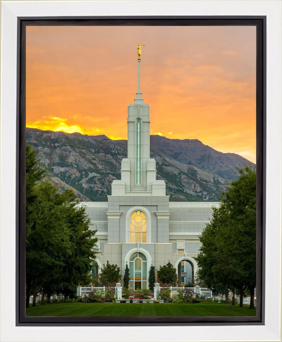 Mount Timpanogos Morning Glory (Full Vertical Version) Gallery Wrap