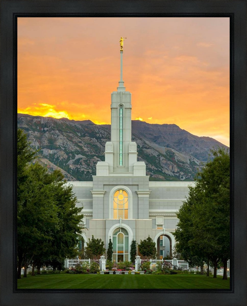 Mount Timpanogos Morning Glory (Full Vertical Version) Gallery Wrap