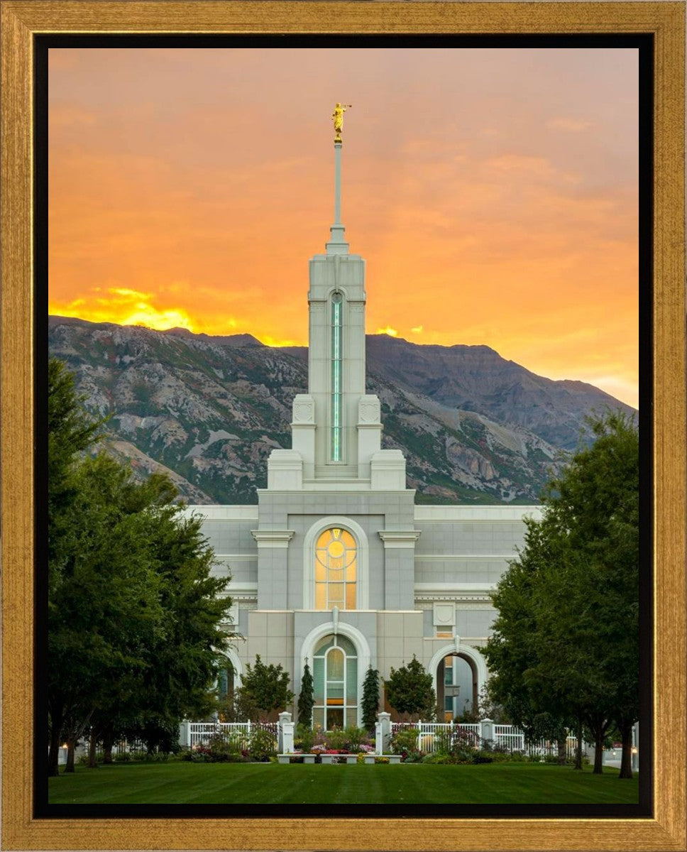 Mount Timpanogos Morning Glory (Full Vertical Version) Gallery Wrap