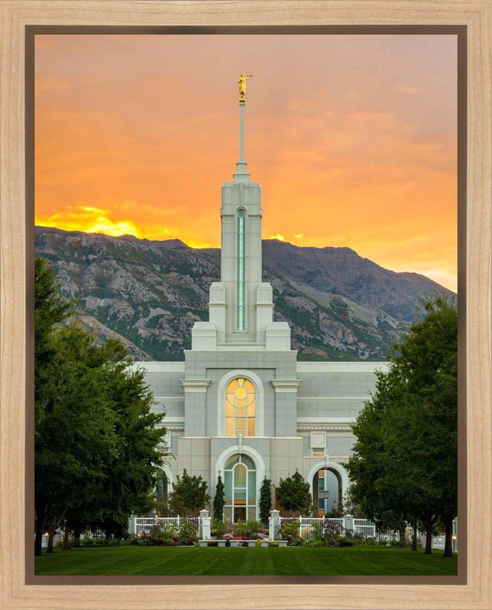 Mount Timpanogos Morning Glory (Full Vertical Version) Gallery Wrap