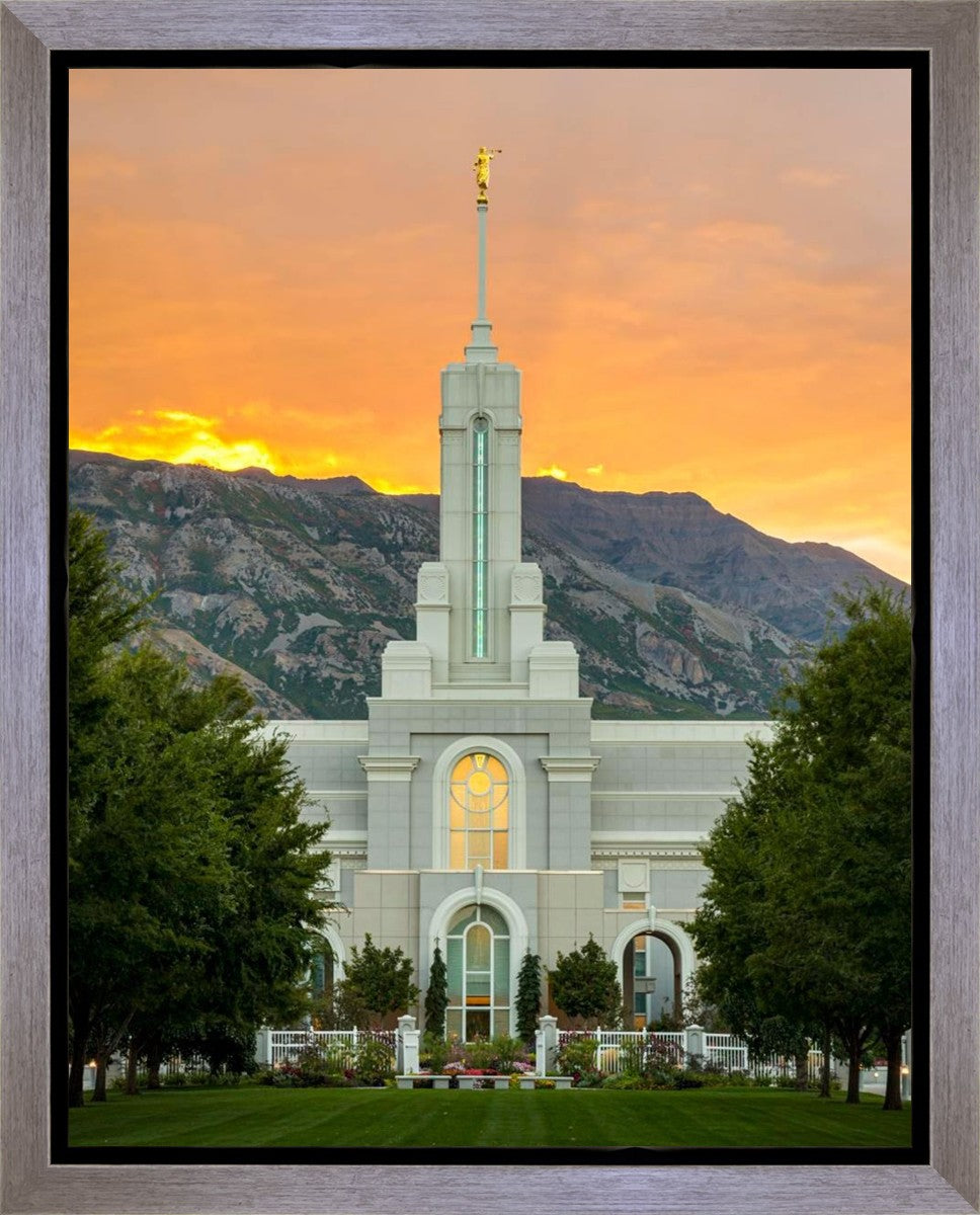 Mount Timpanogos Morning Glory (Full Vertical Version) Gallery Wrap