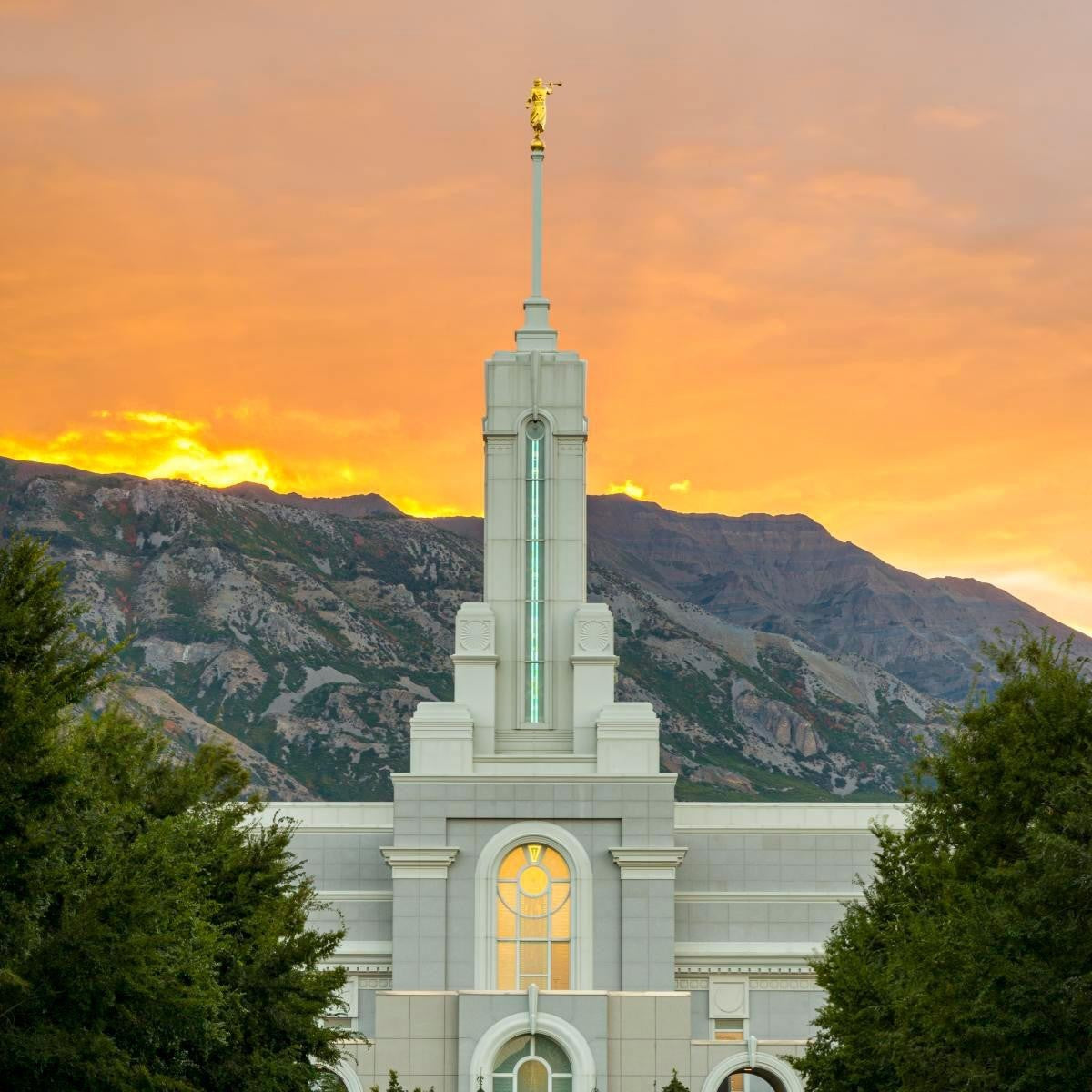 Mount Timpanogos Morning Glory (Full Vertical Version) Gallery Wrap