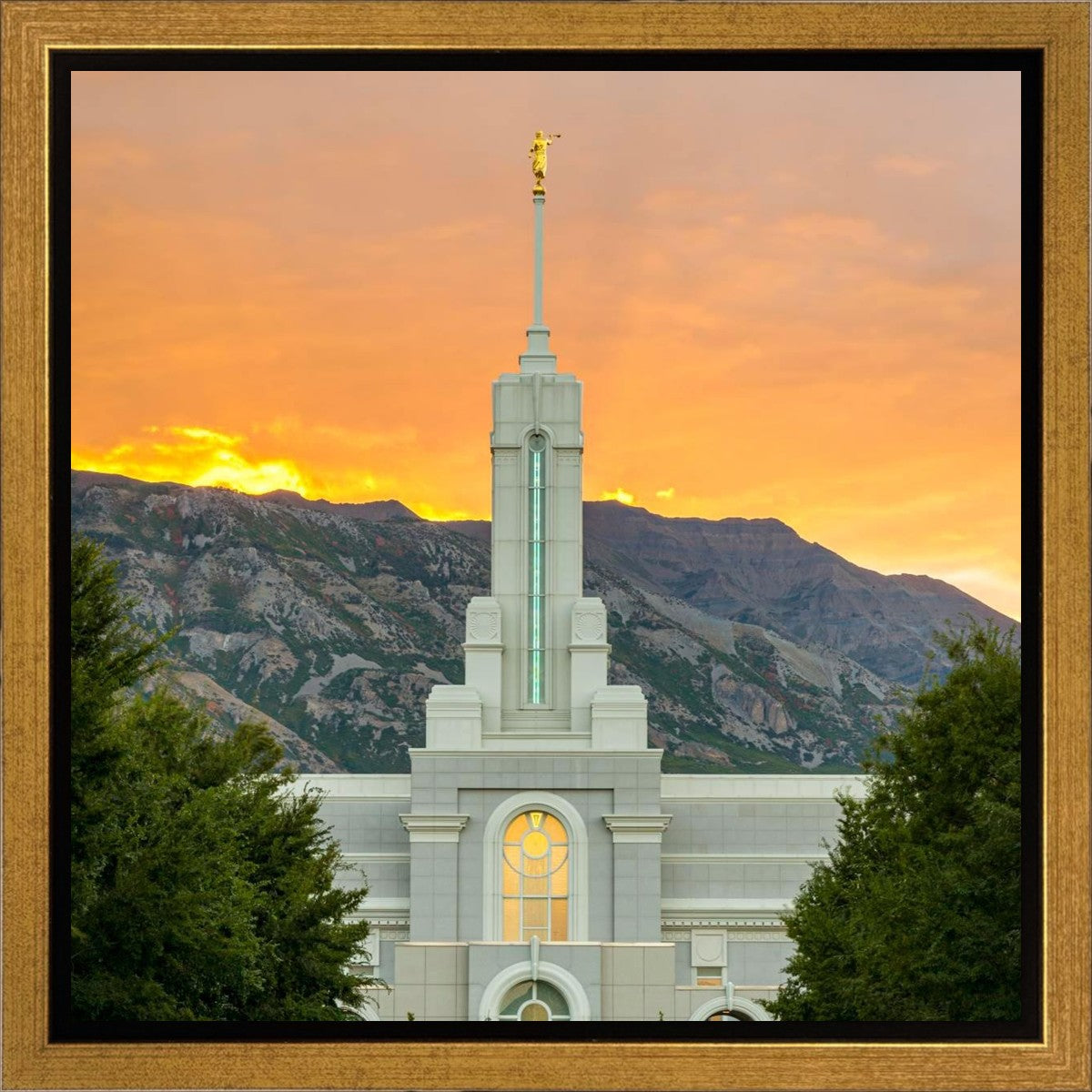 Mount Timpanogos Morning Glory (Full Vertical Version) Gallery Wrap